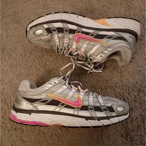 Nike P-6000 'Laser Fuchsia' Pink BV1021-100 Womens Running Shoe Sz 6.5 PRE-OWNED